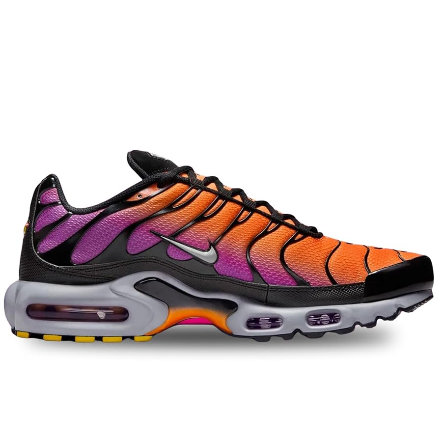 Nike Air Max Plus オレンジ/ブラック/パープル Nike Air Max Plus Tn OG Black Purple Total Orange Mens Size